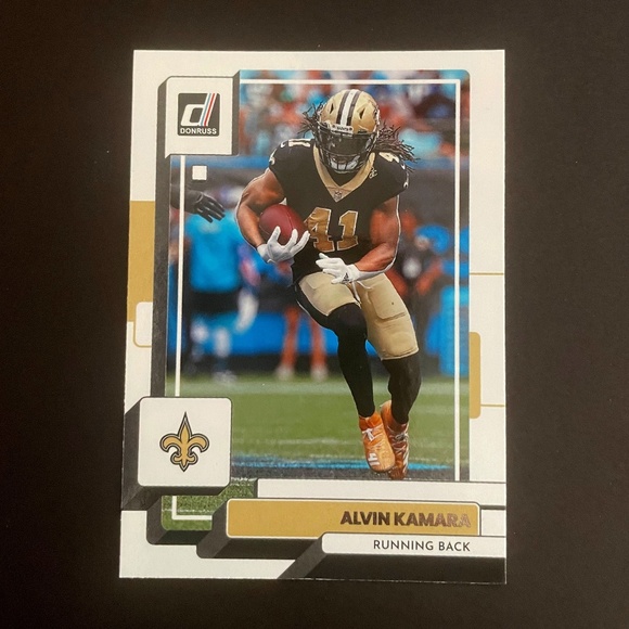 Alvin Kamara: New Orleans Saints, Running Back 2022 Panini Donruss Football #247 - Picture 1 of 2